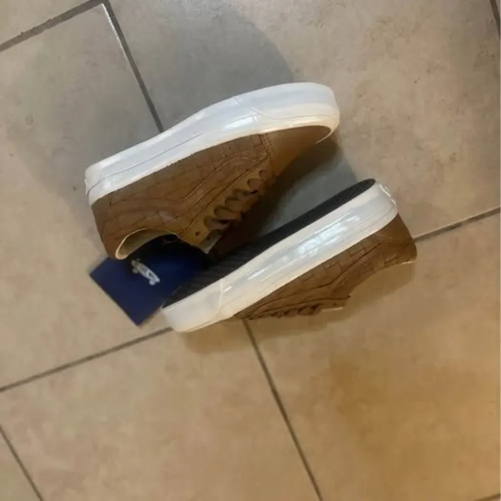 Vans Old Skool LX Woven Leather Sneakers -Women’s